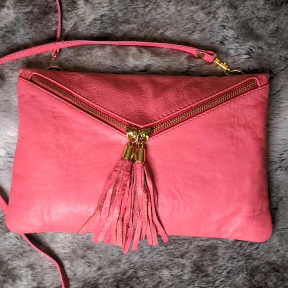 ❇️Convertible Laura Di Maggio Italian Leather Pink